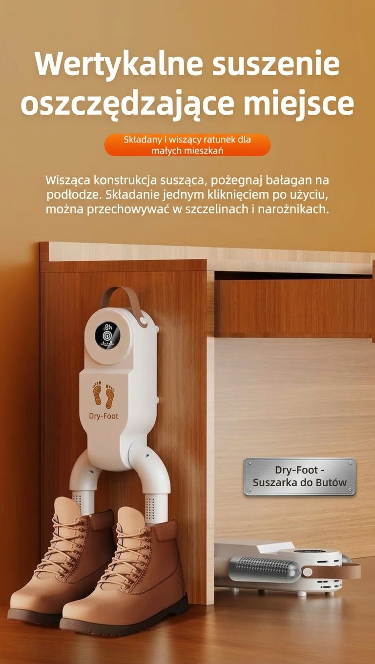 DryFoot Pro – Inteligentna suszarka do butów na każdą pluchę