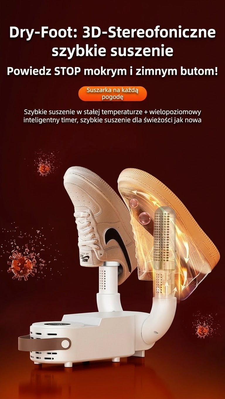 DryFoot Pro – Inteligentna suszarka do butów na każdą pluchę